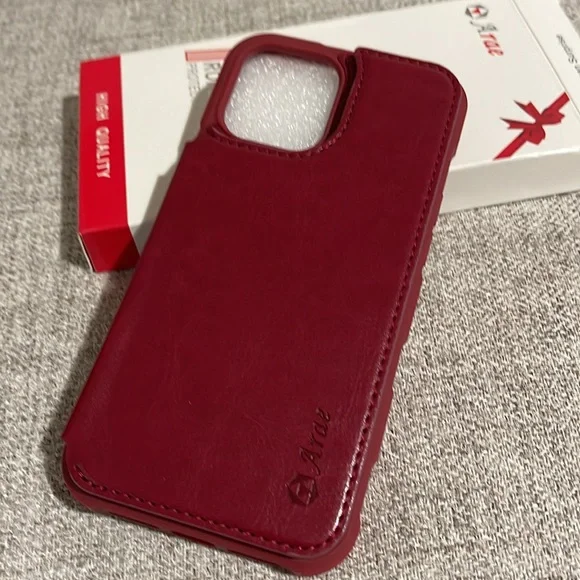 Arae | Cell Phones & Accessories | Arae Iphone 212 Pro Professional  Protective Accessories With Card Slot Red New | Poshmark